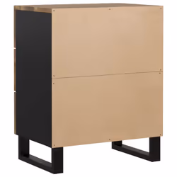 vidaXL Bedside Cabinet Bed Table Side Table Telephone Stand Bedroom Nightstand - honey brown - Additional view 4