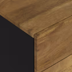 vidaXL Bedside Cabinet Bed Table Side Table Telephone Stand Bedroom Nightstand - honey brown - Additional view 5