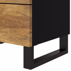 vidaXL Bedside Cabinet Bed Table Side Table Telephone Stand Bedroom Nightstand - honey brown - Additional view 6