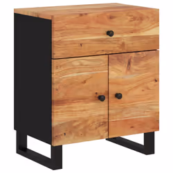 vidaXL Bedside Cabinet Bed Table Side Table Telephone Stand Bedroom Nightstand - brown