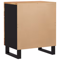 vidaXL Bedside Cabinet Bed Table Side Table Telephone Stand Bedroom Nightstand - brown - Additional view 4