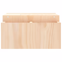 vidaXL Solid Wood Pine Monitor Stand Multi Colours 100x27.5x15cm/70x27.5x15cm - Brown - Additional view 5