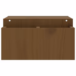 vidaXL Solid Wood Pine Monitor Stand Multi Colours 100x27.5x15cm/70x27.5x15cm - Honey brown - Additional view 5