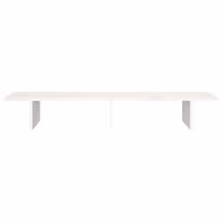 vidaXL Solid Wood Pine Monitor Stand Multi Colours 100x27x15 cm/50x27x15 cm - white, 100 x 27 x 15 cm - Additional view 4