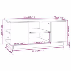 VidaXL 814403 coffee/side/end table - Additional view 8