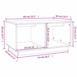 VidaXL 814435 coffee/side/end table - Additional view 8