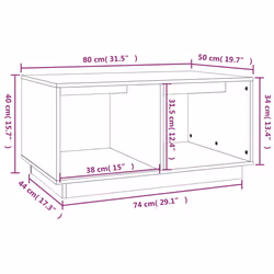 VidaXL 814436 coffee/side/end table - Additional view 8