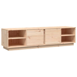 vidaXL Solid Wood Pine TV Cabinet Home Sideboard Media Cabinet Multi Colours - natural