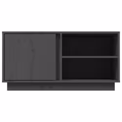 vidaXL Solid Wood Pine TV Cabinet Indoor TV Console Media Unit Multi Colours - grey - Additional view 5