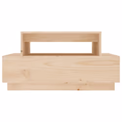 vidaXL Solid Wood Pine Coffee Table Accent End Table Furniture Multi Colours - natural - Additional view 4