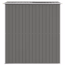 ) vidaXL Garden Shed Galvanised Steel Outdoor Tool Storage Patio Lawn Tool Shed - 192 x 191 x 223 cm (L x W x H - Additional view 4