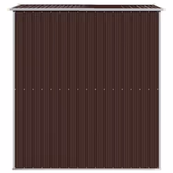 ) vidaXL Garden Shed Galvanised Steel Outdoor Tool Storage Patio Lawn Tool Shed - 192 x 191 x 223 cm (L x W x H - Additional view 4