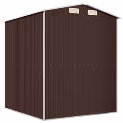 ) vidaXL Garden Shed Galvanised Steel Outdoor Tool Storage Patio Lawn Tool Shed - 192 x 191 x 223 cm (L x W x H - Additional view 5