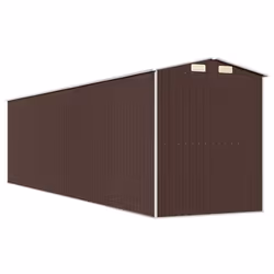 ) vidaXL Garden Shed Galvanised Steel Outdoor Tool Storage Patio Lawn Tool Shed - 192 x 772 x 223 cm (L x W x H - Additional view 5