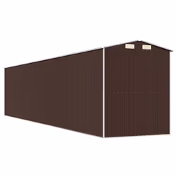 ) vidaXL Garden Shed Galvanised Steel Outdoor Tool Storage Patio Lawn Tool Shed - 192 x 938 x 223 cm (L x W x H - Additional view 5