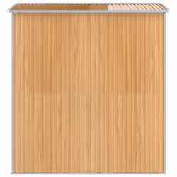 vidaXL Garden Shed Galvanised Steel Outdoor Tool Storage Patio Lawn Tool Shed - 192 x 191 x 223 cm - Additional view 4
