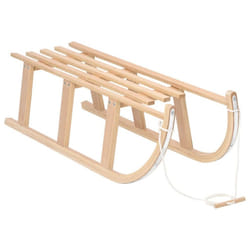 vidaXL Solid Wood Ply Snow Sledge Snow Scooter 110x40x34 cm/90x36.5x25 cm - 110 x 40 x 34 cm