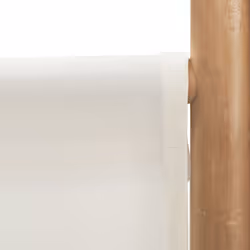 vidaXL Folding Panel Room Divider Privacy Screen Black/Cream White Multi Sizes - cream white, 120 x 180 cm - Additional view 7