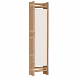vidaXL Folding Panel Room Divider Privacy Screen Black/Cream White Multi Sizes - cream white, 200 x 180 cm - Additional view 5