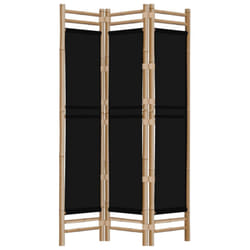 vidaXL Folding Panel Room Divider Privacy Screen Black/Cream White Multi Sizes - black, 120 x 180 cm