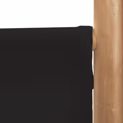 vidaXL Folding Panel Room Divider Privacy Screen Black/Cream White Multi Sizes - black, 160 x 180 cm - Additional view 7