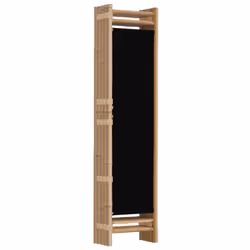 vidaXL Folding Panel Room Divider Privacy Screen Black/Cream White Multi Sizes - black, 200 x 180 cm - Additional view 5