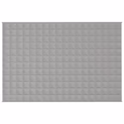 vidaXL Weighted Blanket Bedding Anxiety Blanket Bedroom Quilt Blanket Fabric - grey, 120 x 180 cm/5 kg - Additional view 4