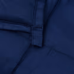vidaXL Weighted Blanket Bedding Anxiety Blanket Bedroom Quilt Blanket Fabric - blue, 120 x 180 cm/5 kg - Additional view 5