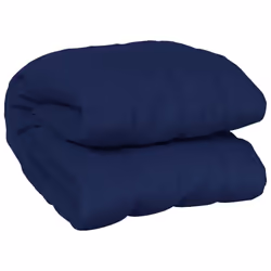 vidaXL Weighted Blanket Bedding Anxiety Blanket Bedroom Quilt Blanket Fabric - blue, 200 x 200 cm/9 kg