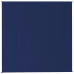vidaXL Weighted Blanket Bedding Anxiety Blanket Bedroom Quilt Blanket Fabric - blue, 200 x 200 cm/13 kg - Additional view 4