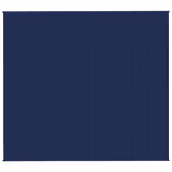 vidaXL Weighted Blanket Bedding Anxiety Blanket Bedroom Quilt Blanket Fabric - blue, 200 x 225 cm/13 kg - Additional view 4