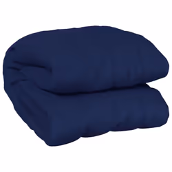 vidaXL Weighted Blanket Bedding Anxiety Blanket Bedroom Quilt Blanket Fabric - blue, 220 x 235 cm/15 kg