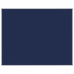 vidaXL Weighted Blanket Bedding Anxiety Blanket Bedroom Quilt Blanket Fabric - blue, 235 x 290 cm/11 kg