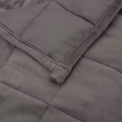 vidaXL Weighted Blanket Bedding Anxiety Blanket Bedroom Quilt Blanket Fabric - grey, 200 x 225 cm/9 kg - Additional view 5
