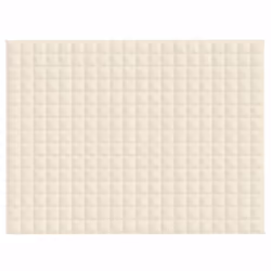 vidaXL Weighted Blanket Bedding Anxiety Blanket Bedroom Quilt Blanket Fabric - cream, 150 x 200 cm/11 kg - Additional view 3