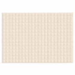 vidaXL Weighted Blanket Bedding Anxiety Blanket Bedroom Quilt Blanket Fabric - cream, 155 x 220 cm/7 kg - Additional view 4