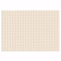 vidaXL Weighted Blanket Bedding Anxiety Blanket Bedroom Quilt Blanket Fabric - cream, 155 x 220 cm/11 kg - Additional view 5