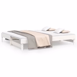 VidaXL 823380, Sofa bed, White, Pinewood, 2025 mm, 950 mm, 335 mm