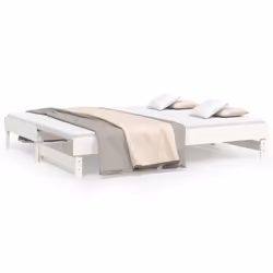 VidaXL 823385, Sofa bed, White, Pinewood, 2025 mm, 845 mm, 335 mm