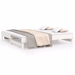 VidaXL 823395, Sofa bed, White, Pinewood, 1925 mm, 795 mm, 335 mm