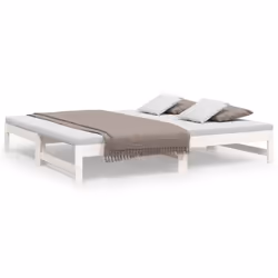 VidaXL 823415, Sofa bed, White, Pinewood, 1955 mm, 925 mm, 300 mm