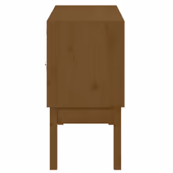 vidaXL Solid Wood Pine Sideboard Wooden Cupboard Home Organiser Multi Colours - honey brown - Additional view 6