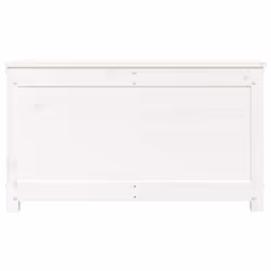 vidaXL Storage Box Trunk Organiser Storage Chest Blanket Box Solid Wood Pine - white, 80 x 40 x 45.5 cm - Additional view 6