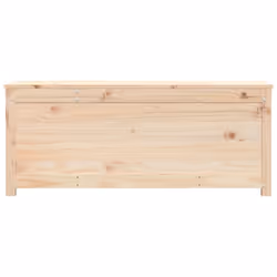 vidaXL Storage Box Trunk Organiser Storage Chest Blanket Box Solid Wood Pine - natural, 110 x 50 x 45.5 cm - Additional view 6