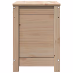 vidaXL Storage Box Trunk Organiser Storage Chest Blanket Box Solid Wood Pine - natural, 60 x 32 x 45.5 cm - Additional view 5