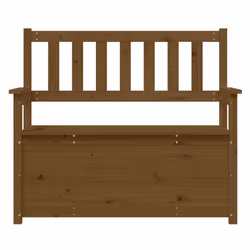 vidaXL Solid Wood Pine Bench Wooden Storage Bench Seating Chair Multi Colours - honey brown - Additional view 5