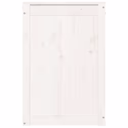 vidaXL Solid Wood Pine Laundry Box Bin Multi Colours 44x44x66 cm/88.5x44x66 cm - white - Additional view 5