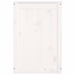 vidaXL Solid Wood Pine Laundry Box Bin Multi Colours 44x44x66 cm/88.5x44x66 cm - white - Additional view 6
