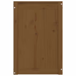 vidaXL Solid Wood Pine Laundry Box Bin Multi Colours 44x44x66 cm/88.5x44x66 cm - honey brown - Additional view 5