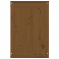 vidaXL Solid Wood Pine Laundry Box Bin Multi Colours 44x44x66 cm/88.5x44x66 cm - honey brown - Additional view 6